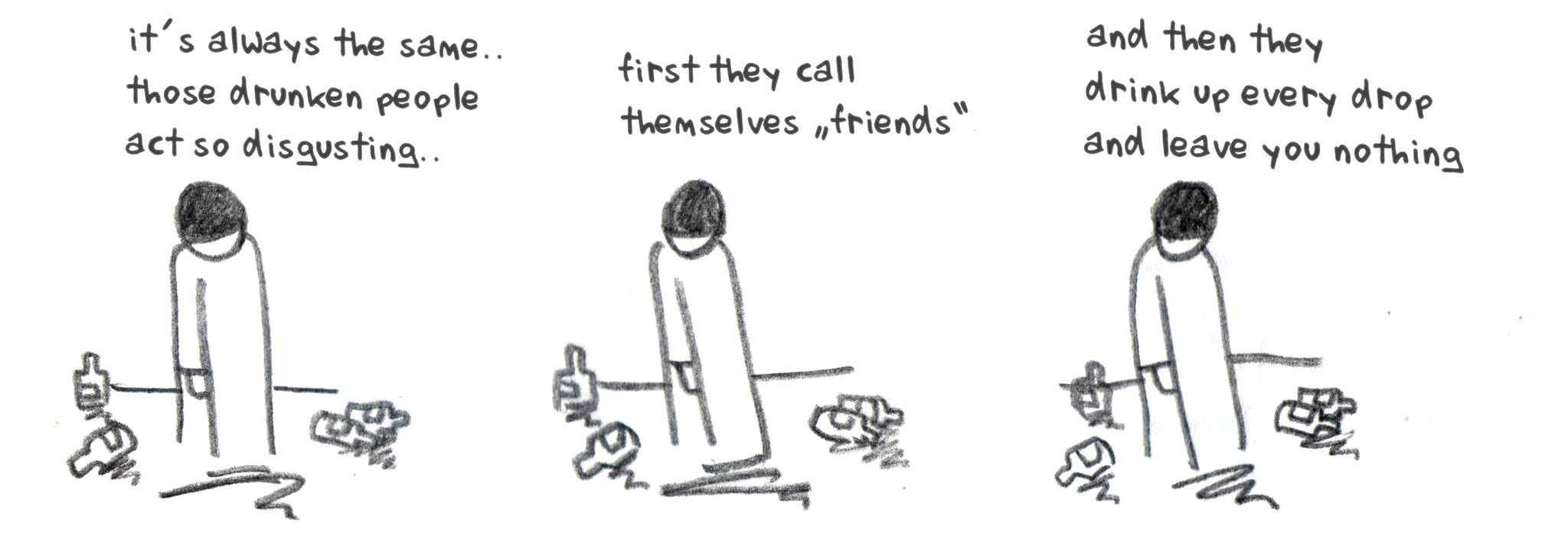 Drunken Party Friends